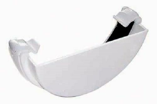 Half Round White Gutter & Ancillaries
